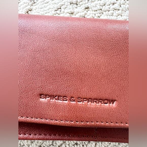 Spikes & Sparrow RFID Wallet Kentucky brown leather biker moto wallet fall - Picture 4 of 10